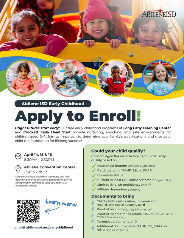Apply to enroll!