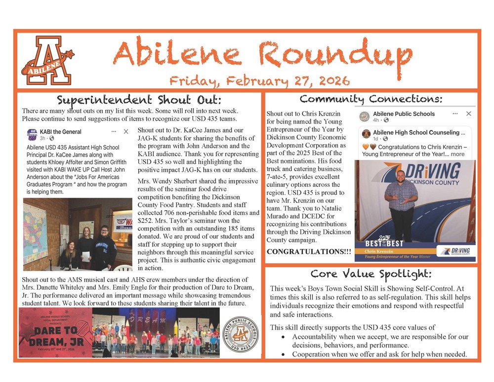 Superintendent Update Feb 27