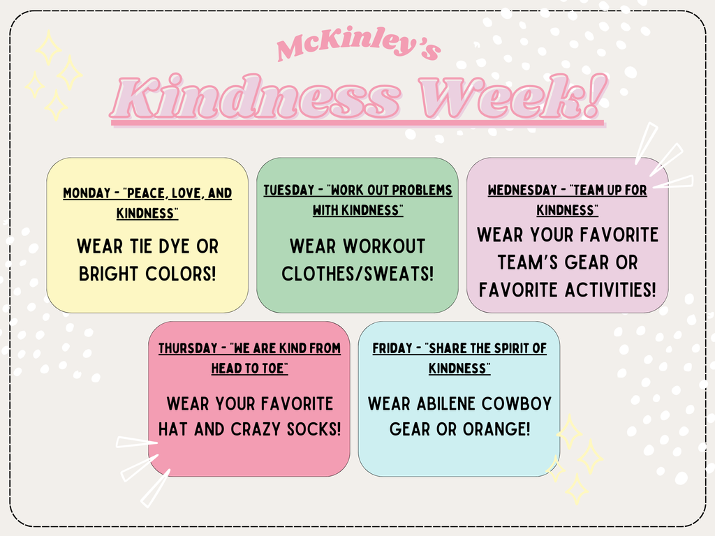 Kindness week