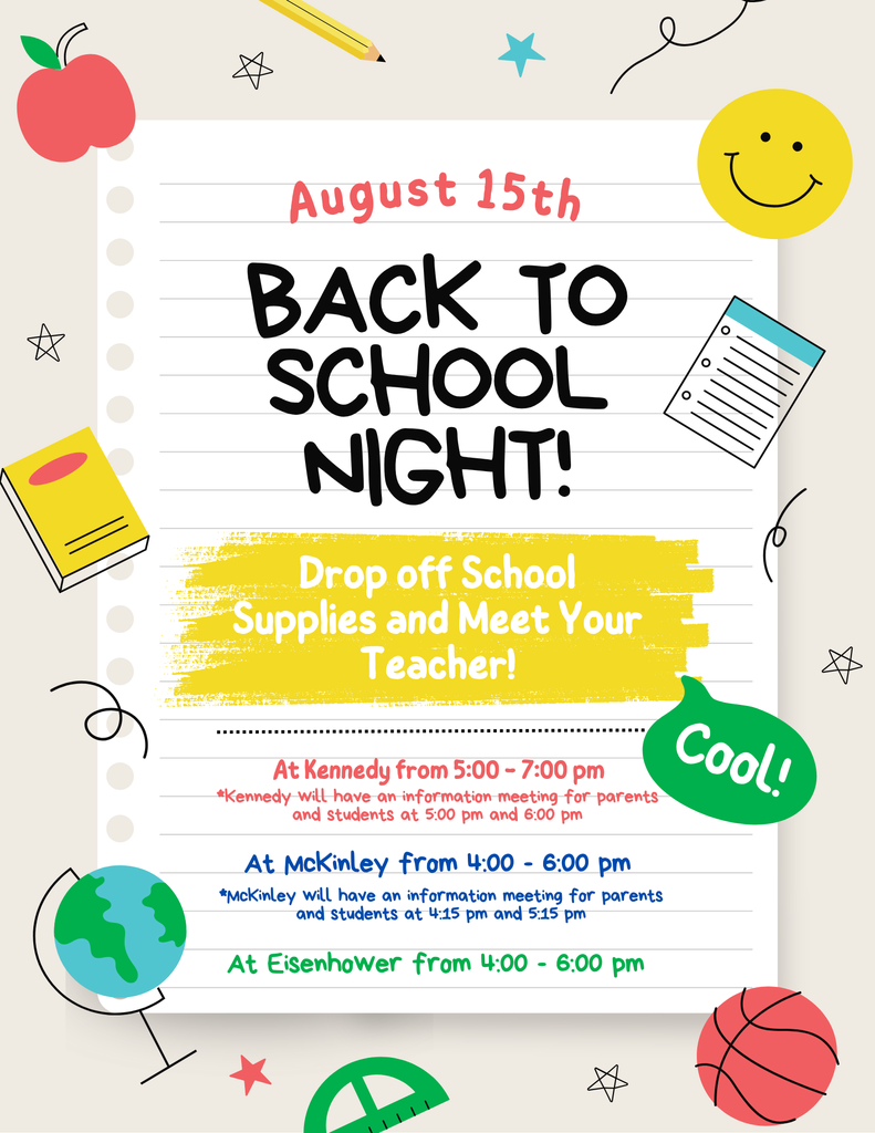 Back to School Night is tomorrow!