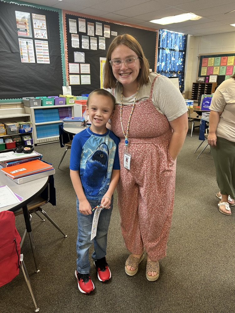 Mrs Riekeman and student