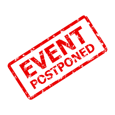 Event postponed