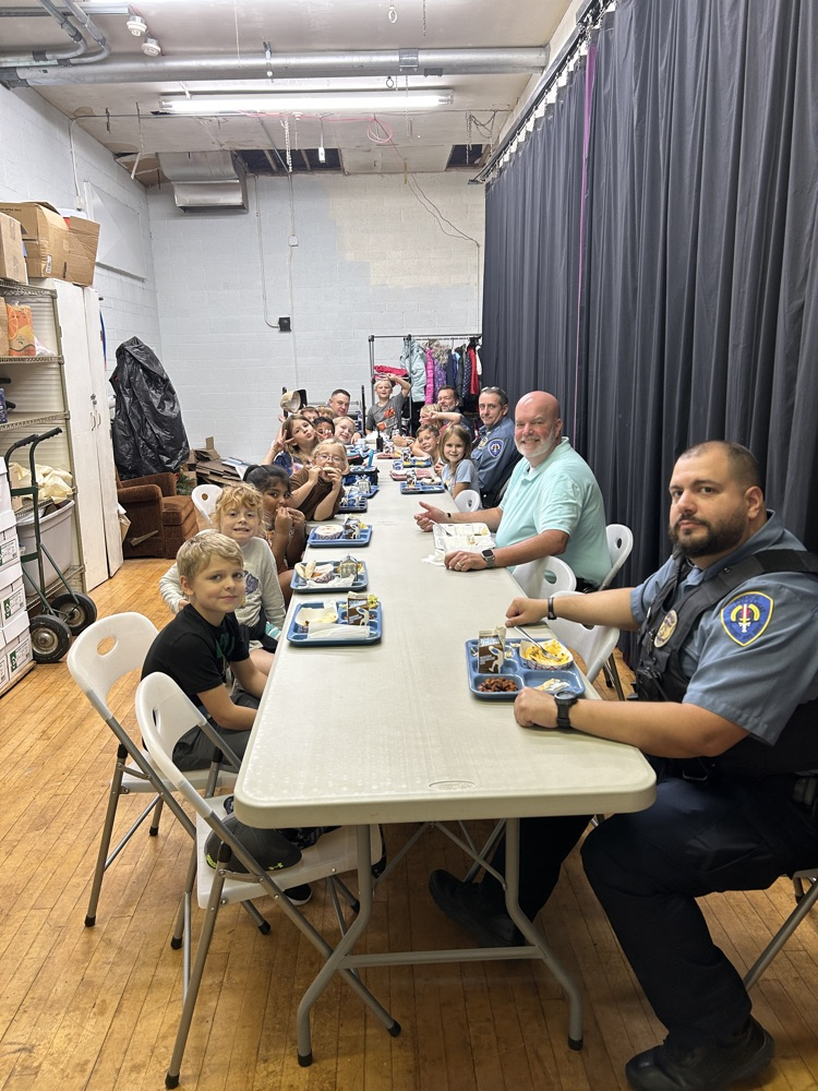 lunch with a police officer!