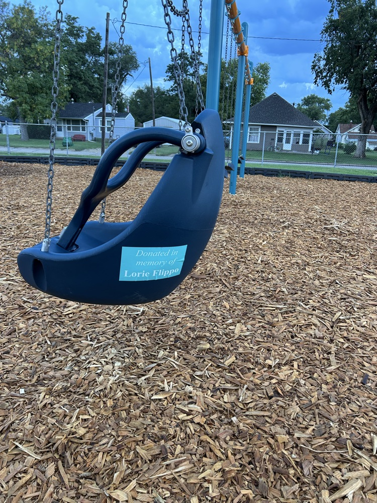 New swing in memory of Lorie Flippo