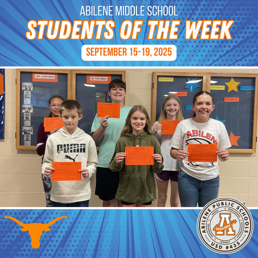 AMS Students of the Week for 9.15.25