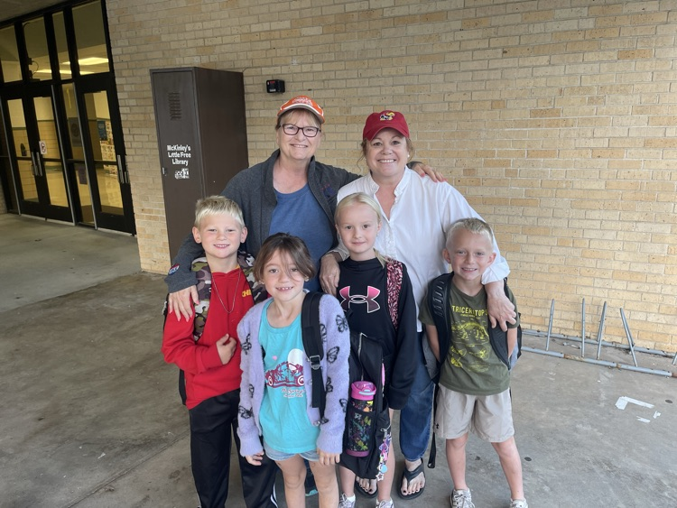 Students with our greeters