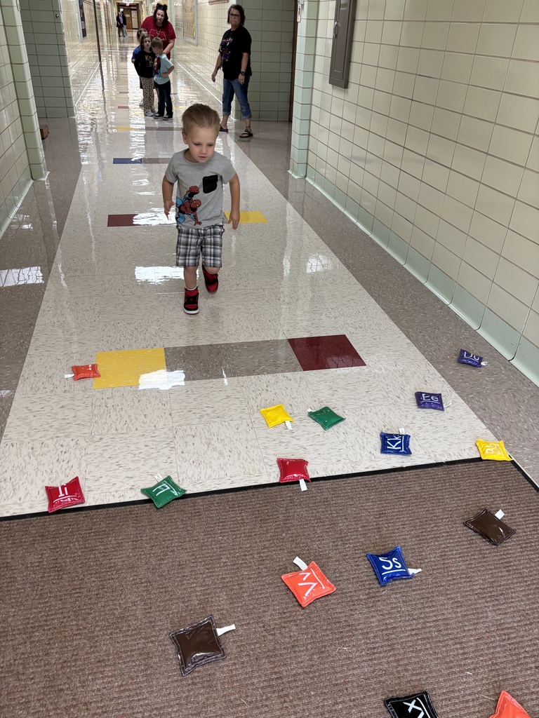 Ms. May's class making learning letters fun!