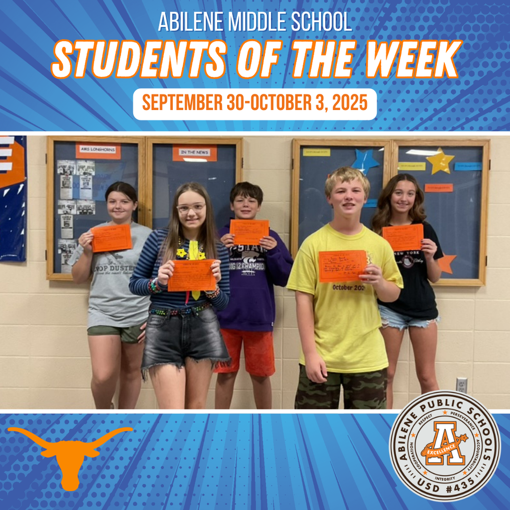AMS Students of the Week for 9.30.25