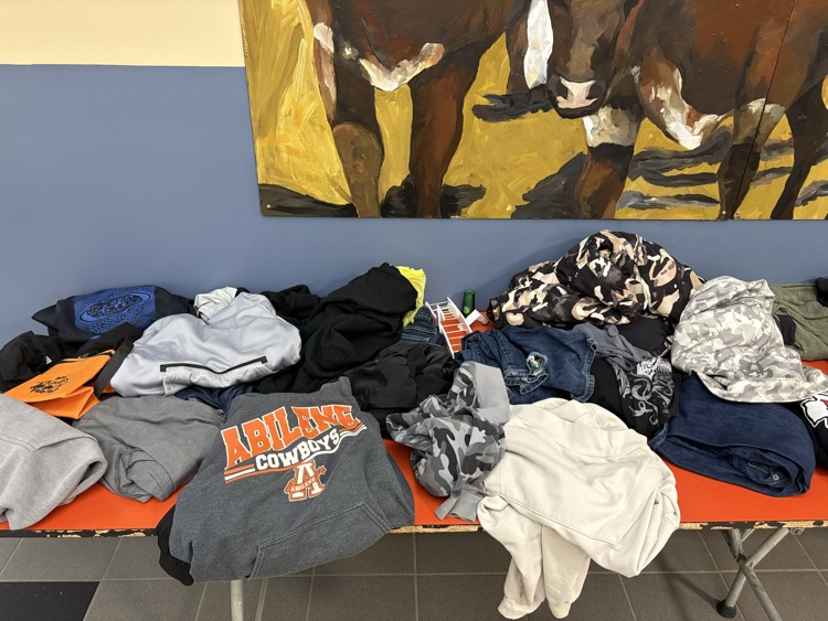 AMS Lost and Found Table