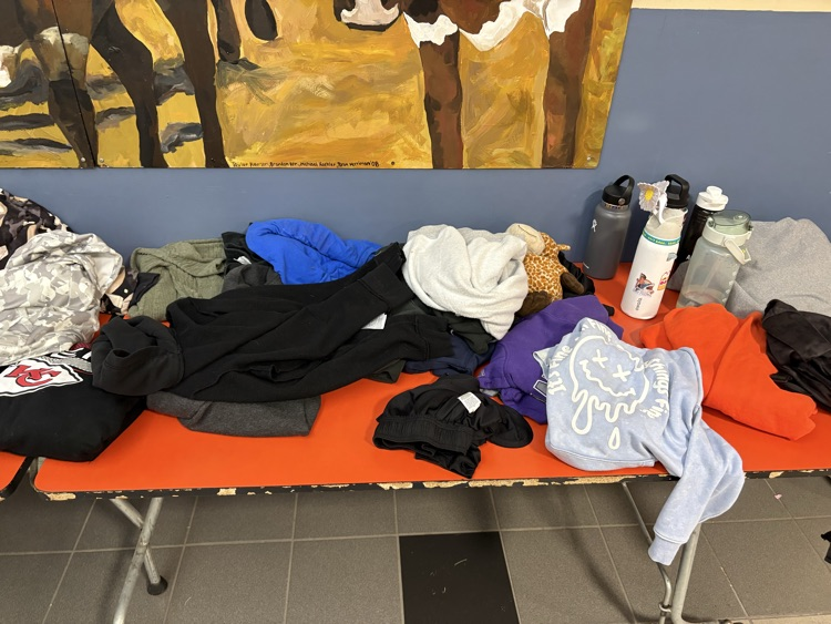 AMS Lost and Found table
