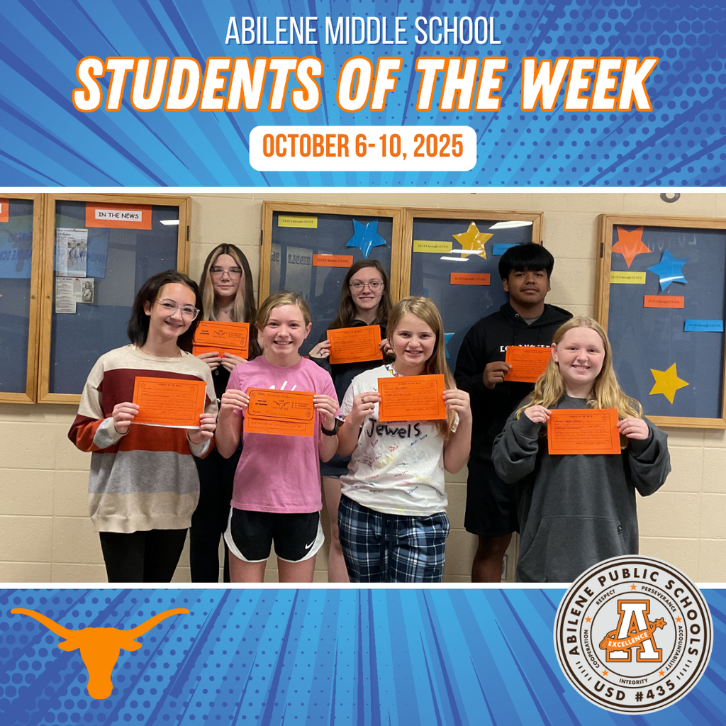 AMS Students of the Week for 10.6.25
