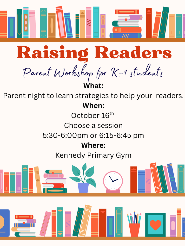 Raising Readers event flyer.