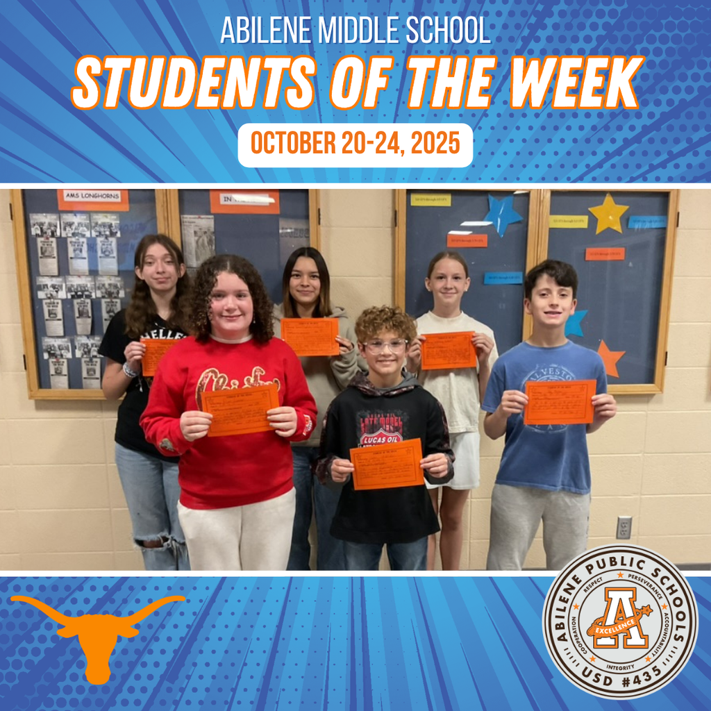 AMS Students of the Week, Oct. 20-24, 2025