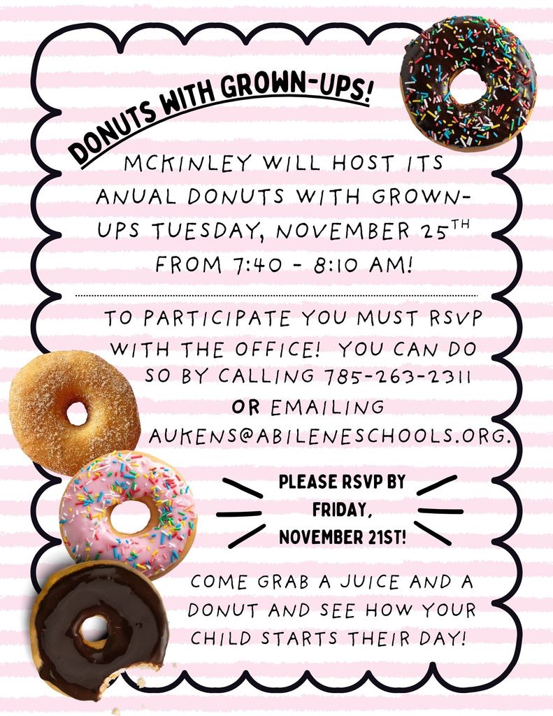 Donuts with Grownups!