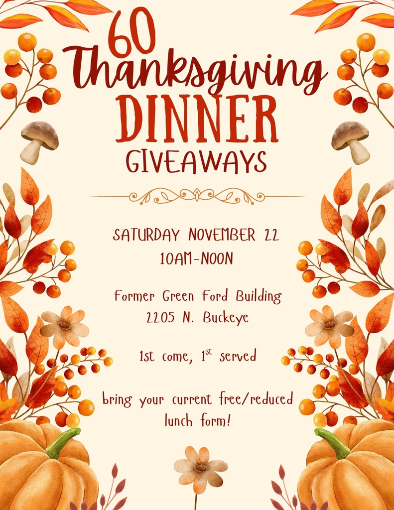 Thanksgiving Dinner Details