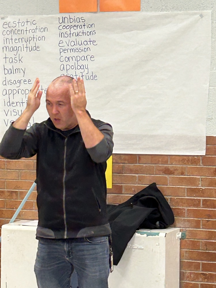 Mr. Meneley shaving his hair
