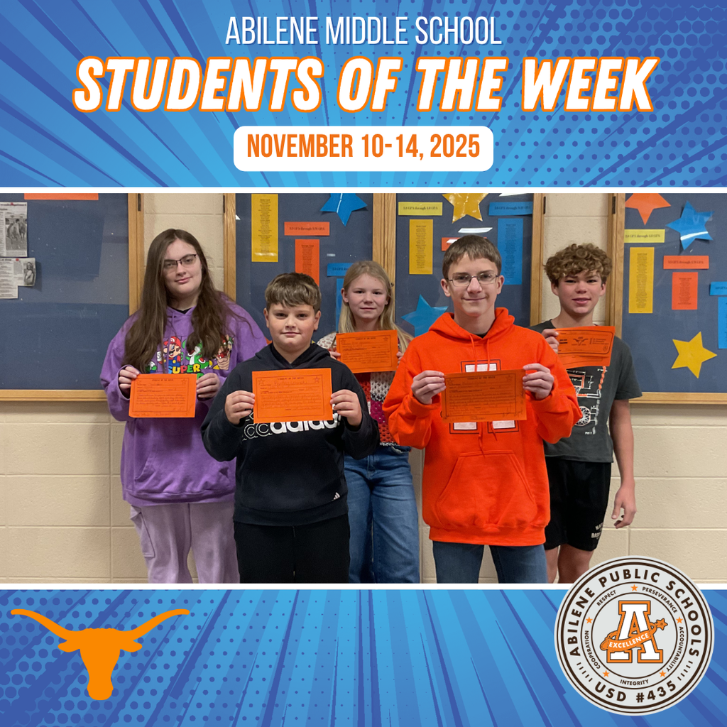 AMS Students of the Week, 11/10-11/14, 2025