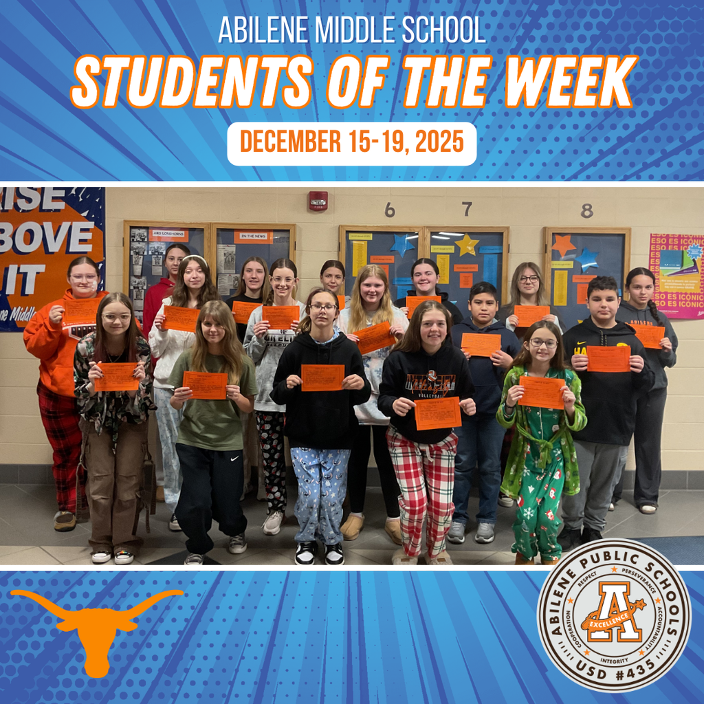 AMS Students of the Week for 12/15/25