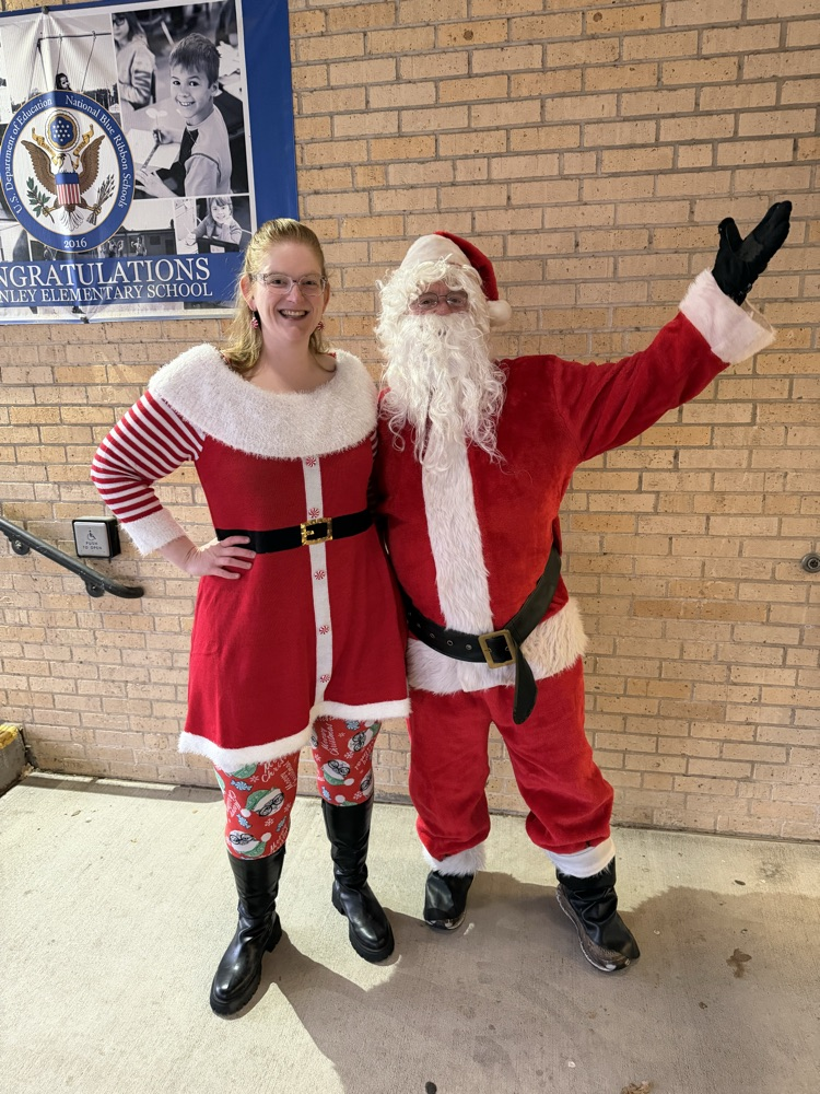 Santa and Ms. Bachand