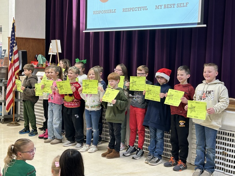 3rd grade Char Ed winners