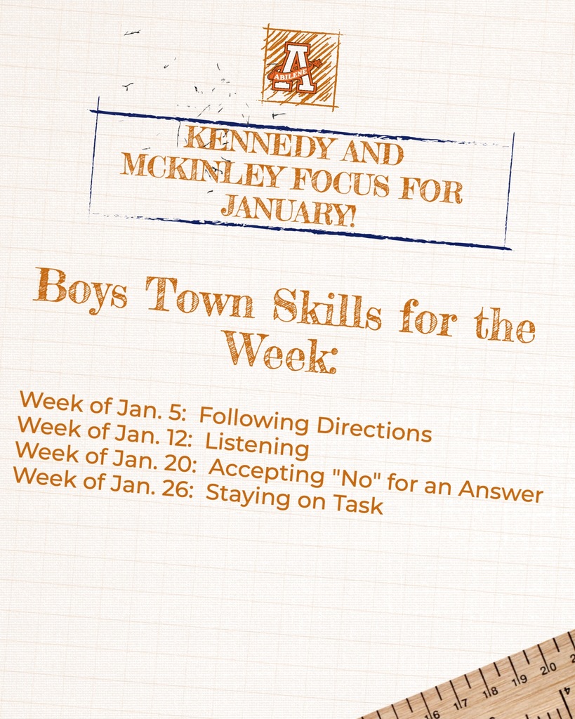 Boys Town Skills of the Week