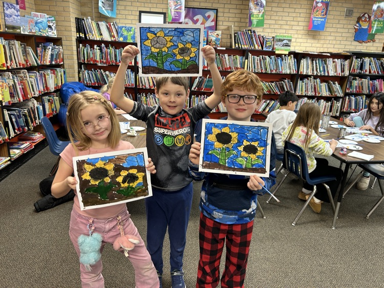 Ike educators doing color by number