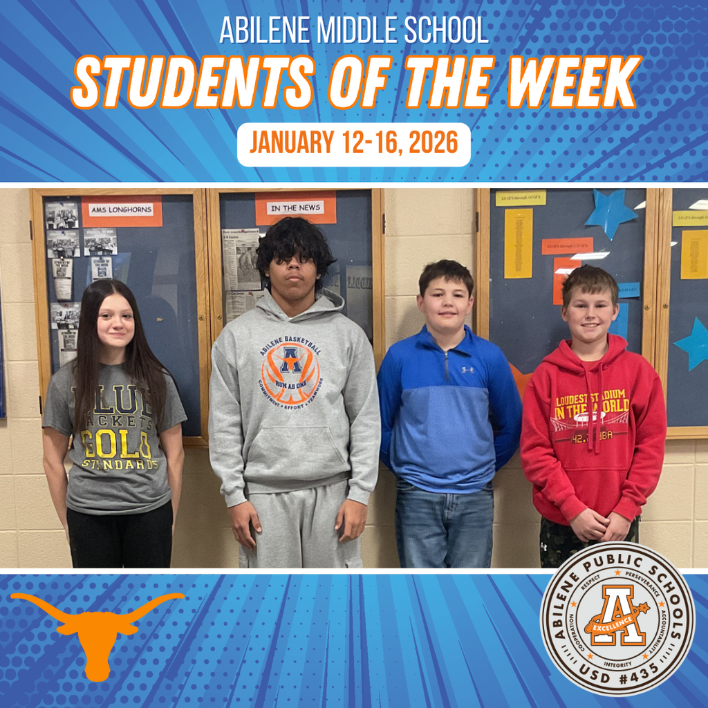 AMS Students of the Week for 1-12-26