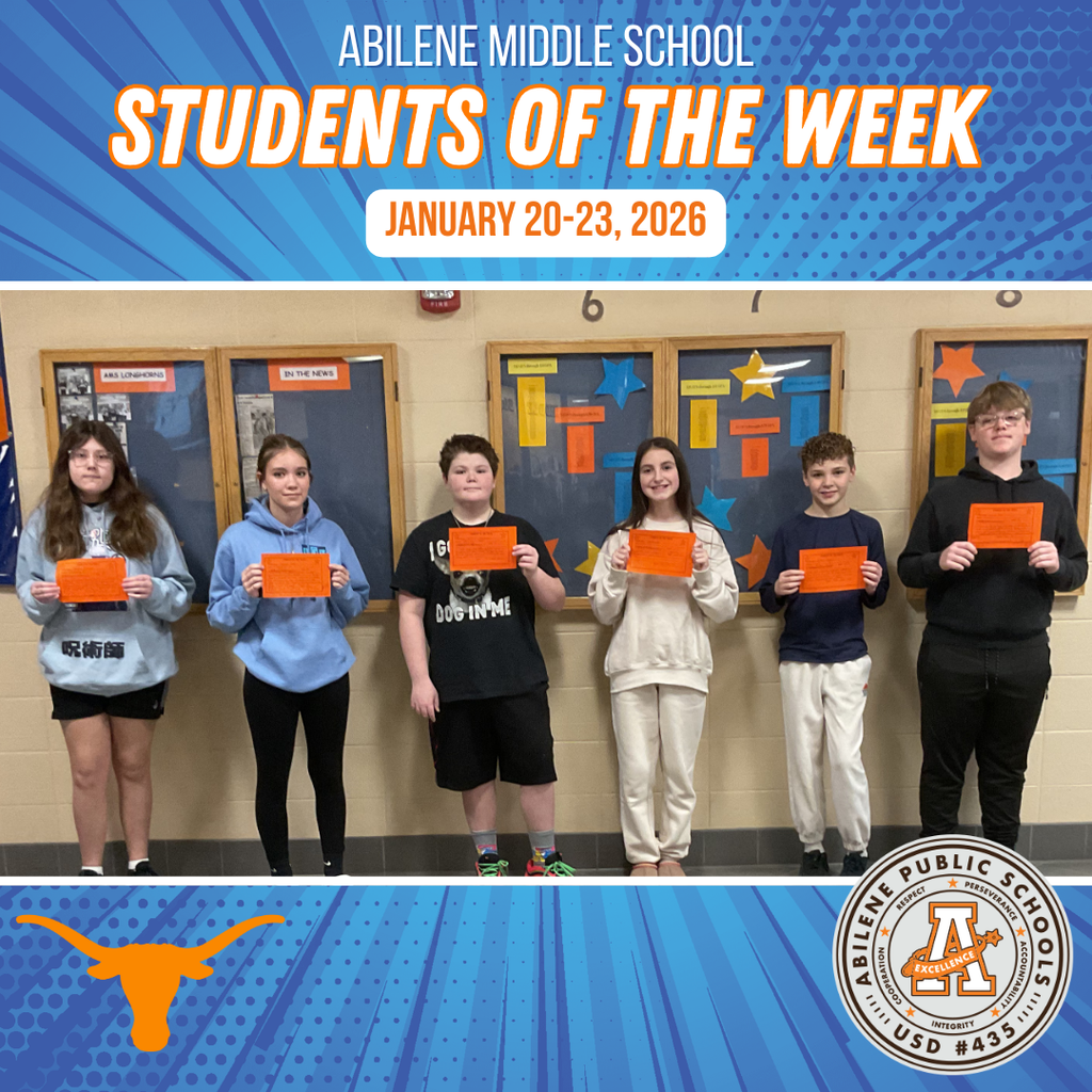 AMS Students of the Week - 1/20/26