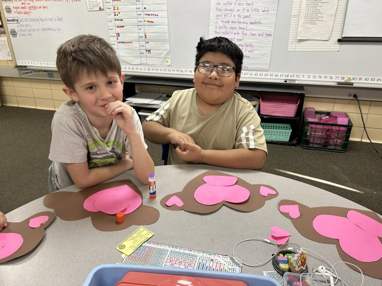 Making Valentine’s together