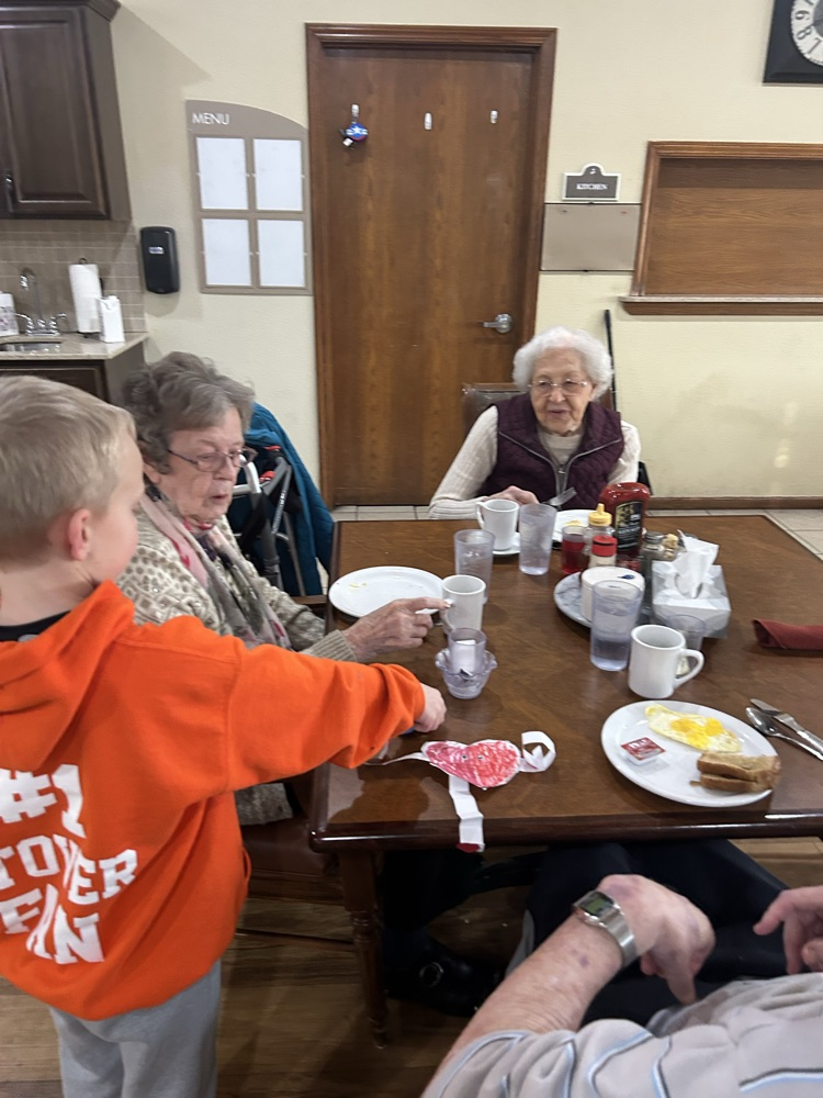 Delivering Valentines