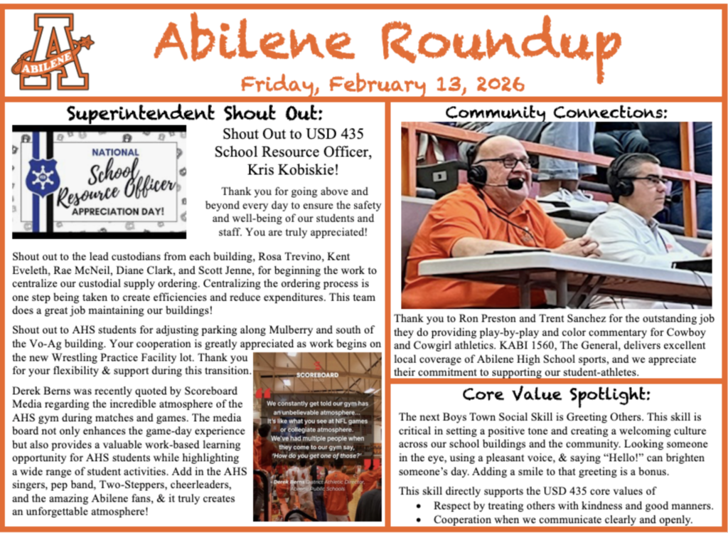 Abilene Roundup 2-13-26