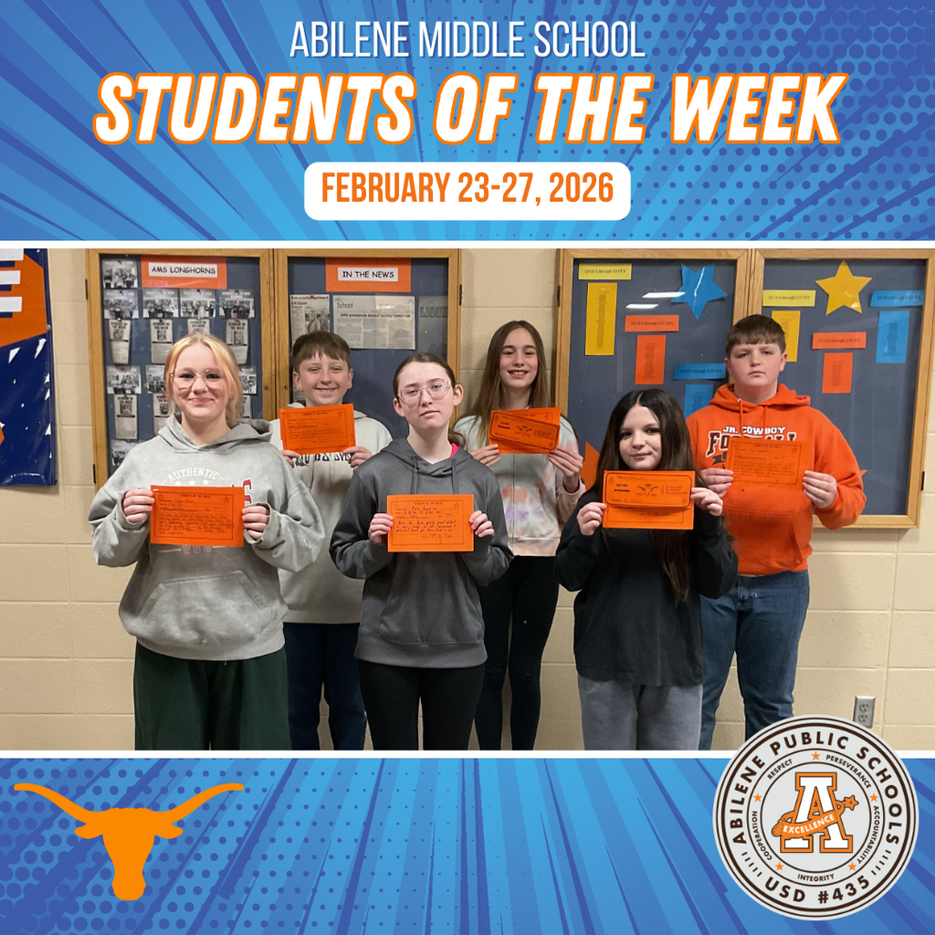 AMS Students of the Week, Week of 2/23/26