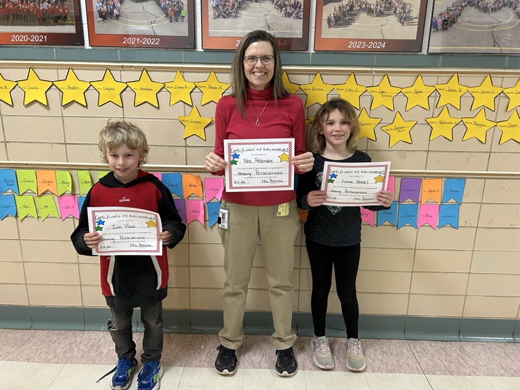 Perseverance winners!