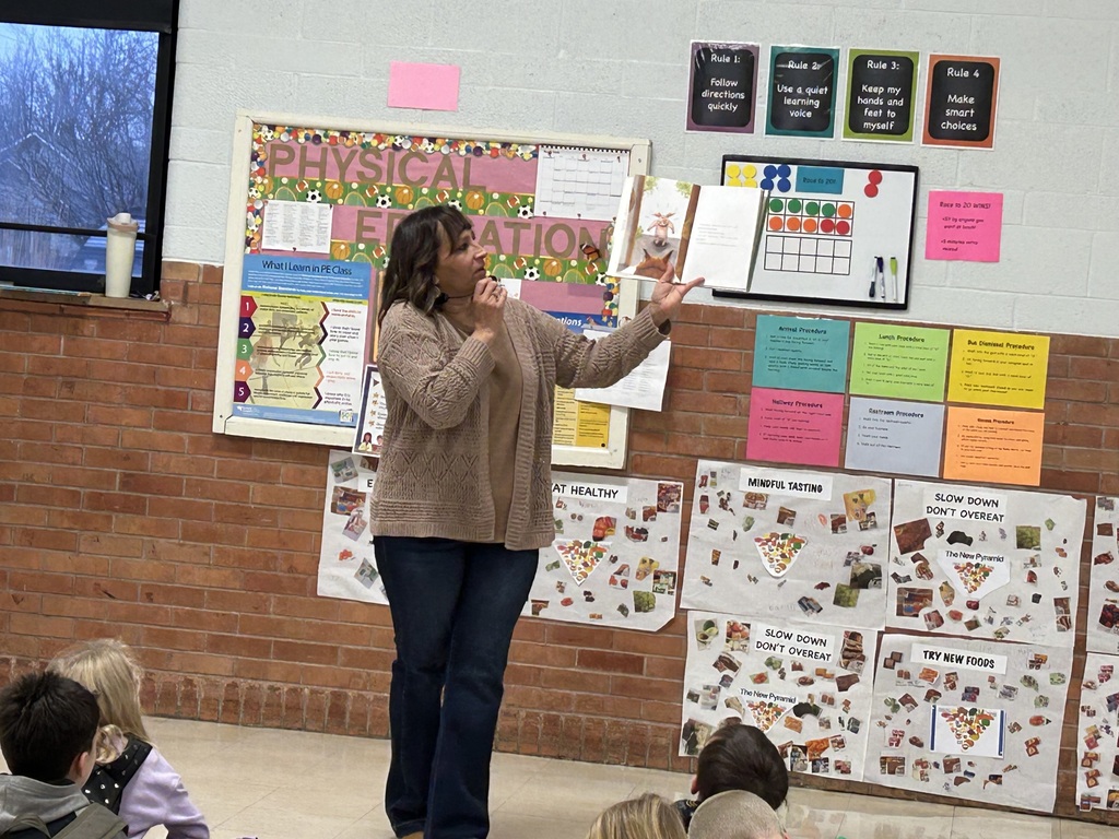 Mrs. Ediger on Wednesday!