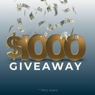 $1000 Giveaway poster