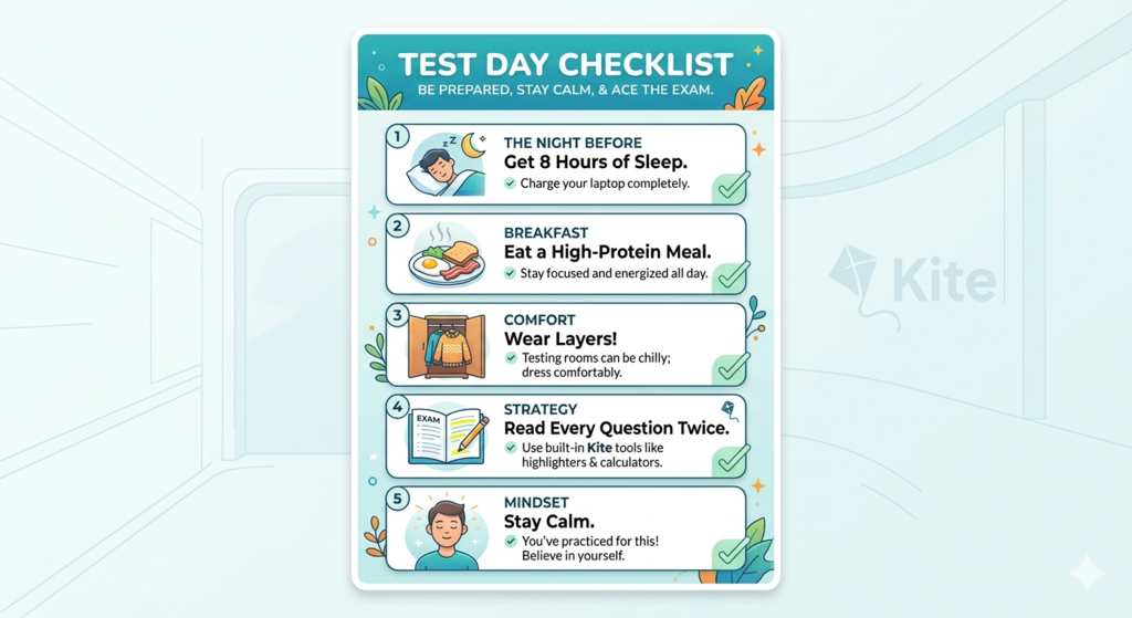 Test Day Checklist