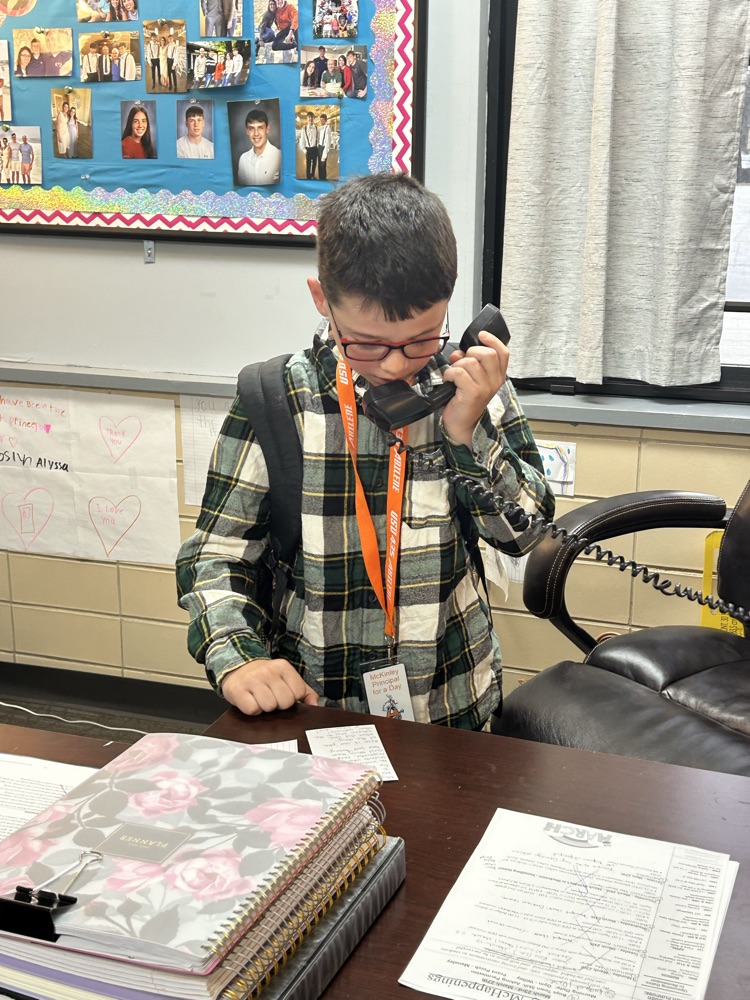 Principal for the day