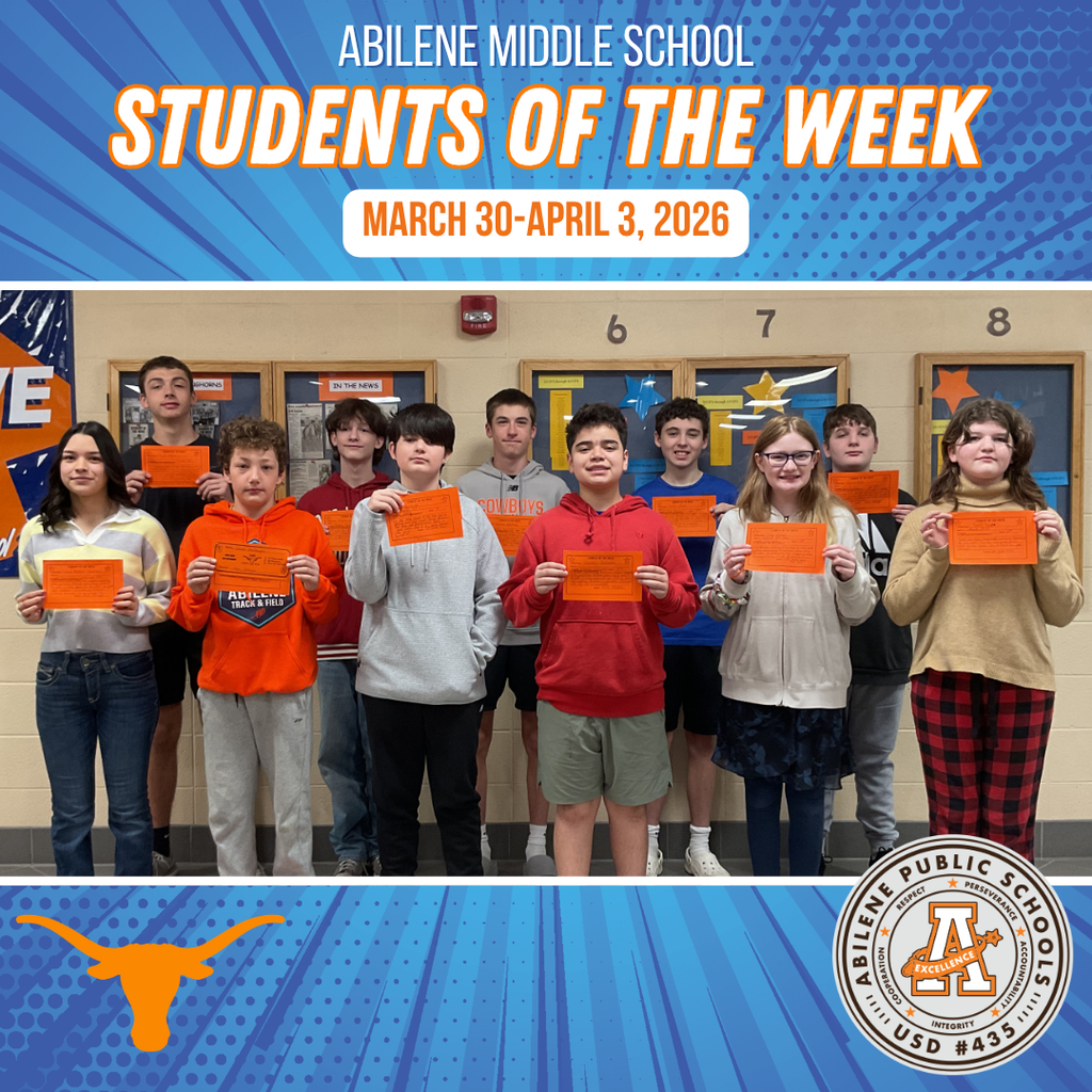 AMS Students of the Week for March 30, 2026