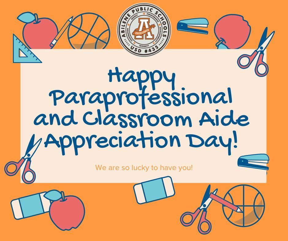 Paraprofessional and classroom aides appreciation day