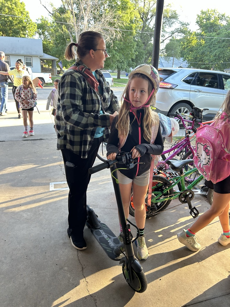 Ride your scooter