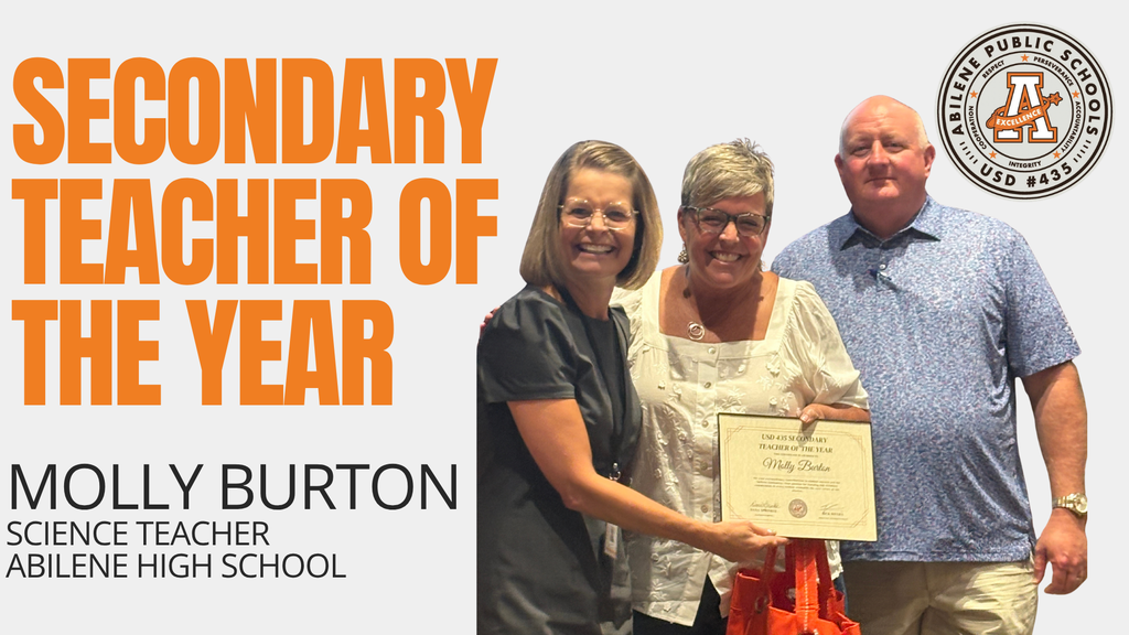 Secondary Teacher of the Year - Mrs. Burton