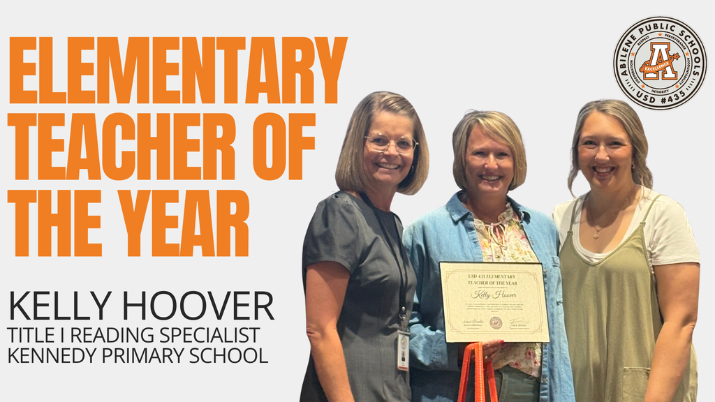 Elementary Teacher of the Year - Mrs. Hoover