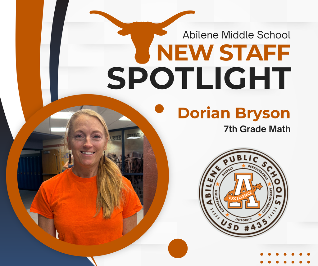 new staff spotlight graphic for dorian bryson who will be teaching 7th grade math