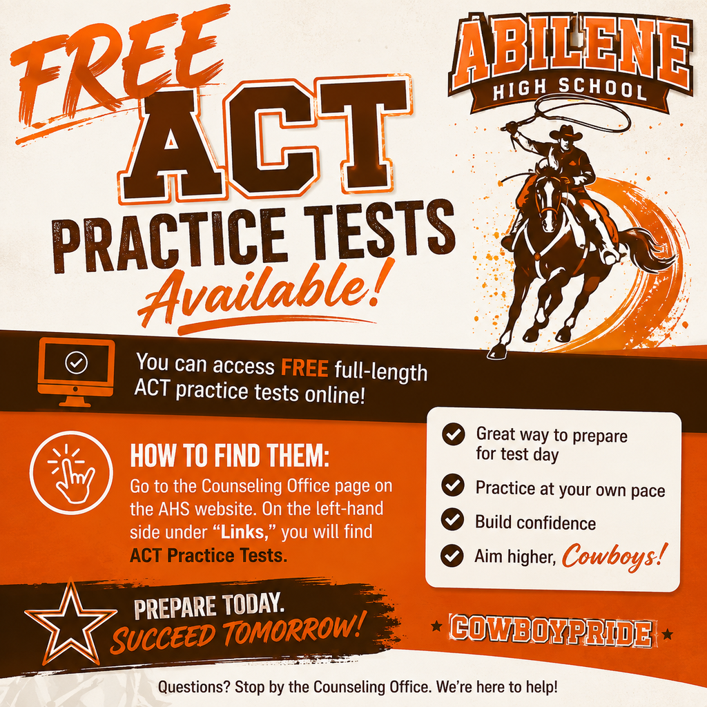 Poster about Free ACT Practice Tests
