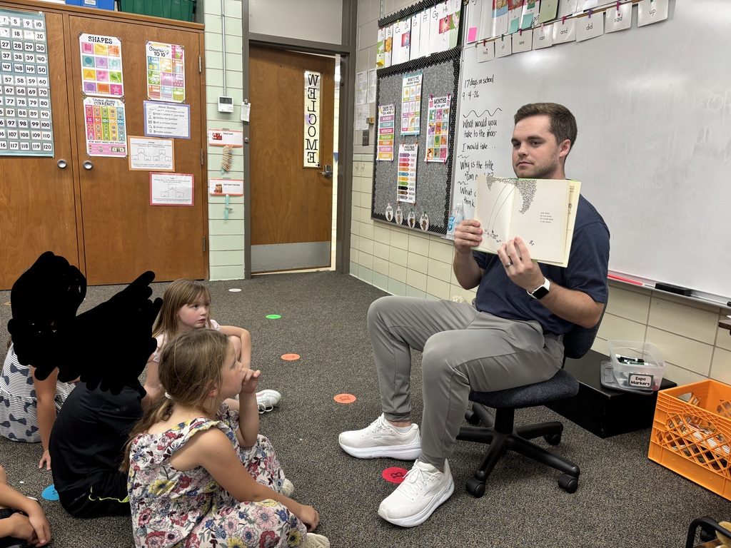 Dr. Hartman was Mrs. Casteel's guest reader.