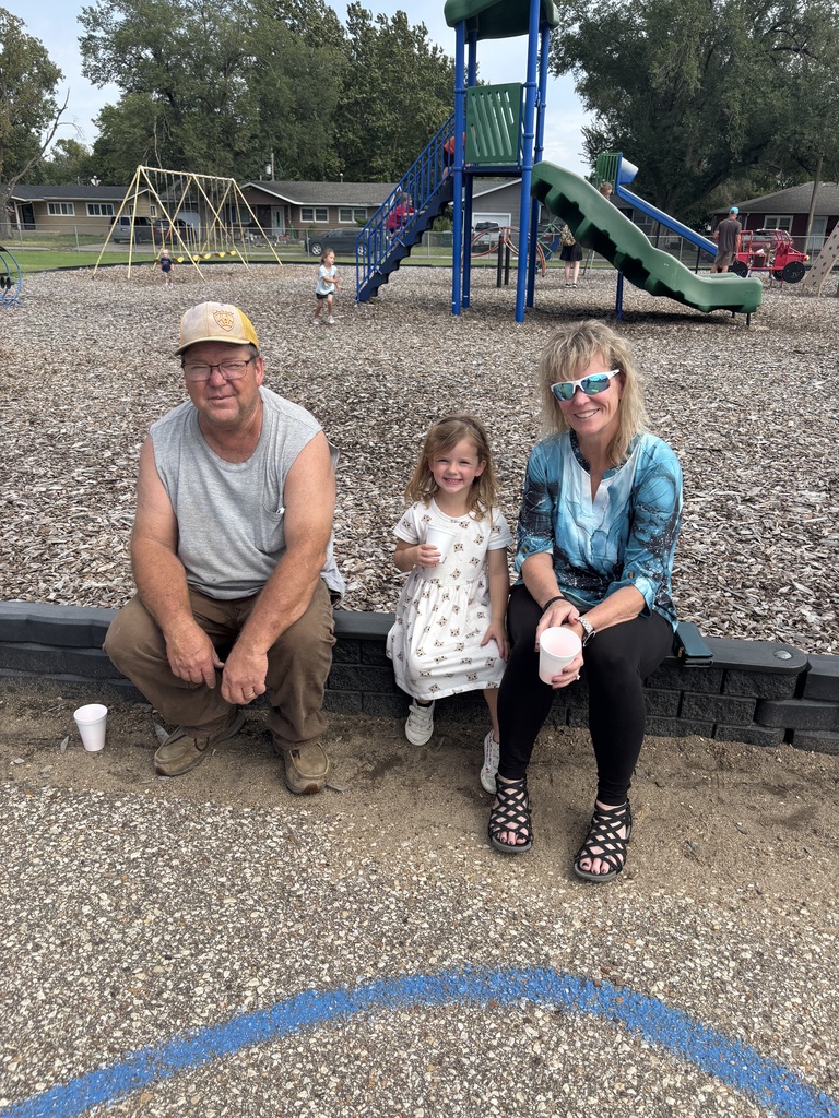 PreK grandparents at Lemonade on the Lawn to celebrate Grandparents Day!