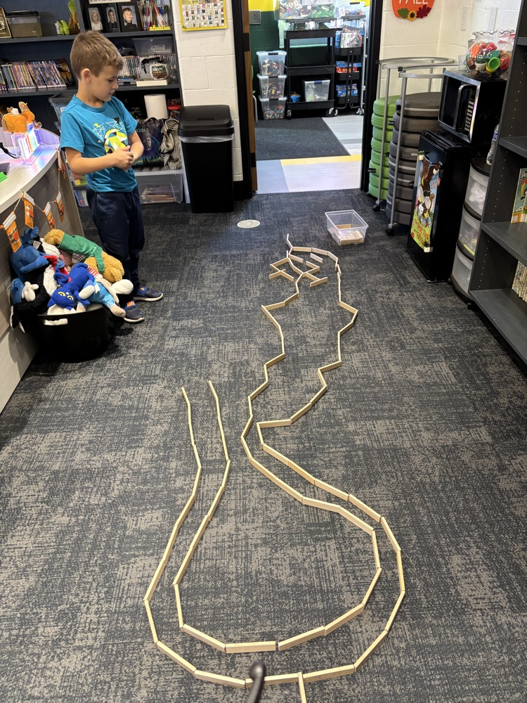 Building with Keva planks.