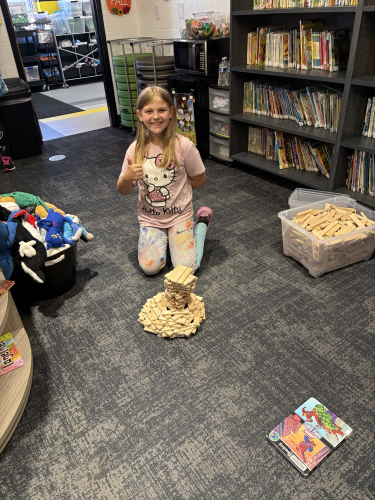 Building with Keva planks.