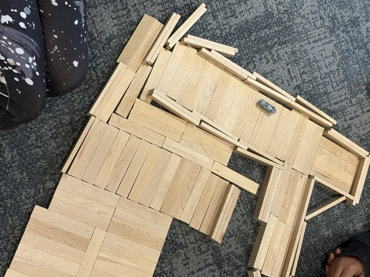 Architect and design with Keva planks. 