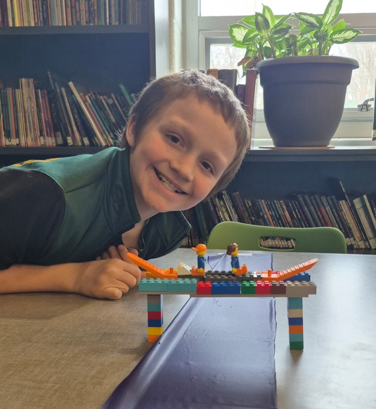 Building bridges using Legos